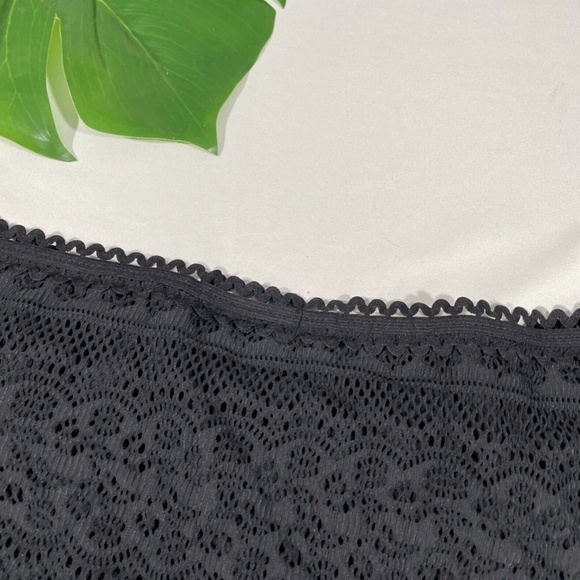NEW Becca [ Large ] Color Play Lace-Up Hipster Bikini Bottoms in‎ Black - Picture 12 of 12